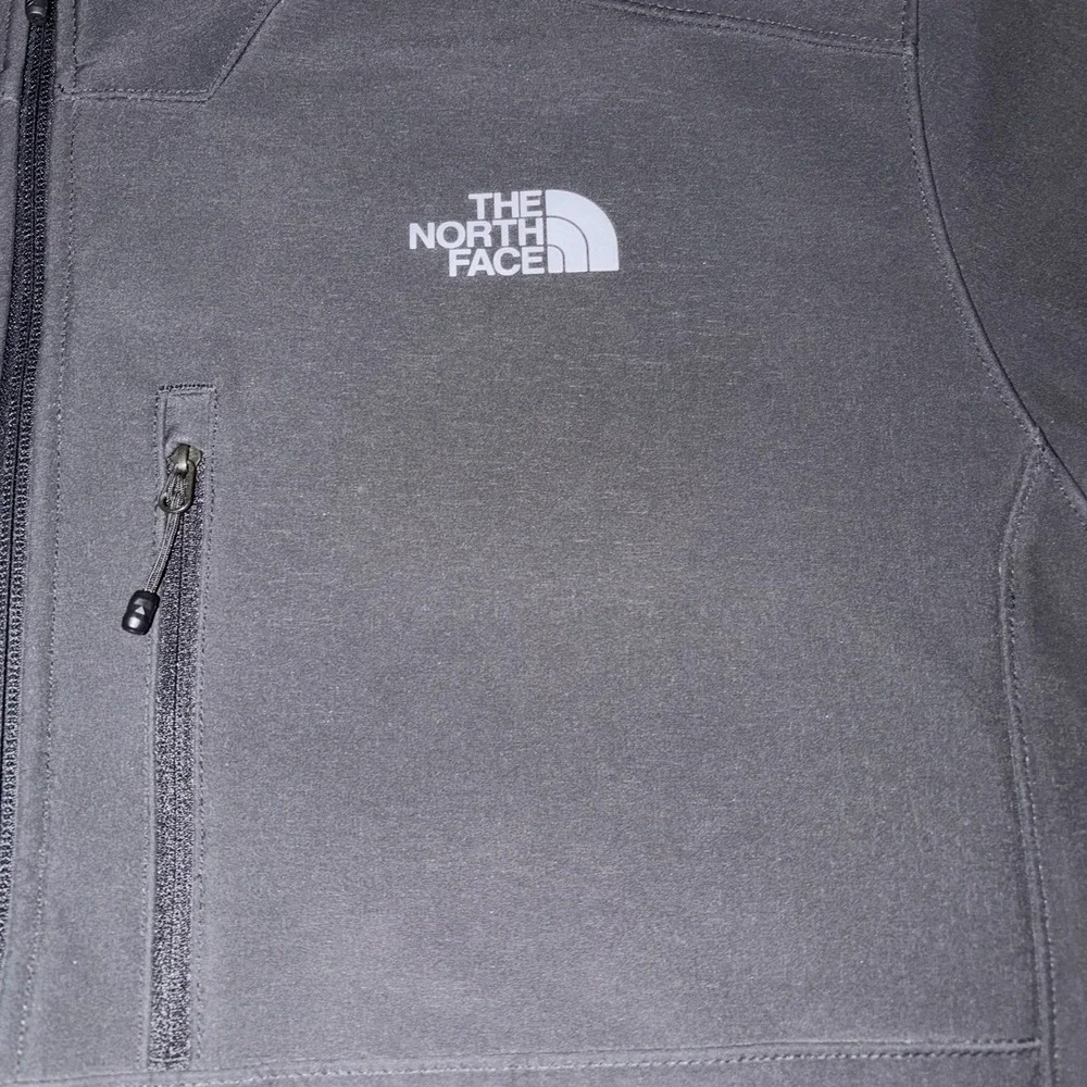 The North Face Apex Softshell Jacket Mens XXL Black Windwall Fleece Lined Zip Up